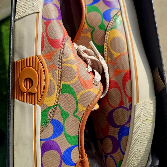 Coach Multicolor Patterned Flats - Picture 3 of 5